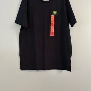 John Deere Black Short Sleeve Tee